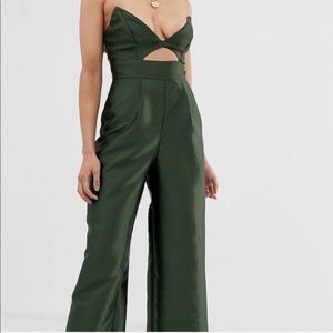 ASOS Pants - ASOS green wide leg jumpsuit ASOS Pants - ASOS green wide leg jumpsuit